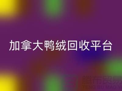 加拿大鸭绒回收平台有哪些公司，优势有哪些