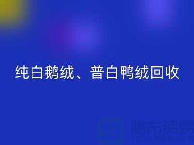 纯白普白鸭绒回收-纯白普白鹅绒回收-杭州羽绒回收厂家