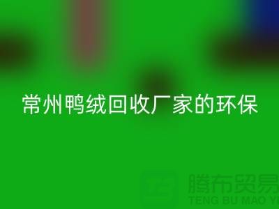 # 专业羽绒回收：常州鸭绒回收厂家的环保与价值之旅