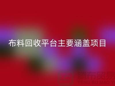 上海腾布贸易有限公司的二手布料回收平台主要涵盖以下项目