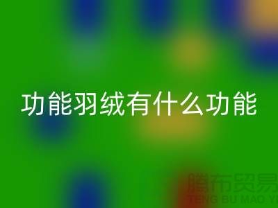什么是功能羽绒-包含了什么功能-回收库存羽绒-回收库存鸭绒厂家