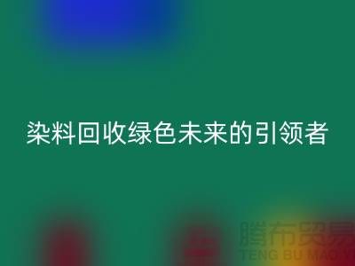 库存染料回收厂家的创新之路：绿色未来的引领者