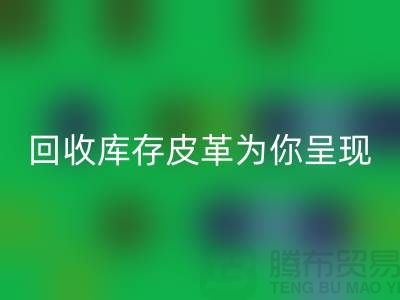 探索未知之美，回收库存皮革为你呈现