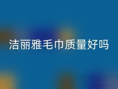 洁丽雅毛巾质量怎么样？是品牌吗？——二手毛巾回收平台